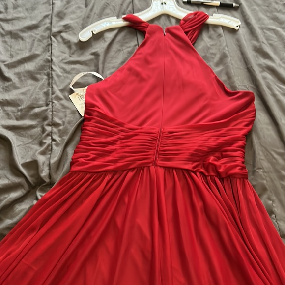It’s my last bridesmaid dress in candy apple red with sleeves out - Picture 5 of 7